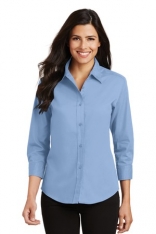 Ladies 3/4 Sleeve Easy Care Shirt