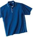 Dri-Mesh Sport Shirt with Striped Collar - More Details