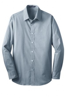 NEW Port Authority - Fine Stripe Stretch Poplin Shirt