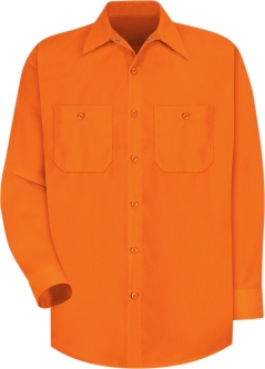 TALL Long Sleeve Enhanced Visibility Work Shirt