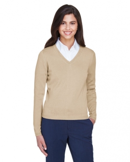 Devon & Jones Ladies' V-Neck Sweater