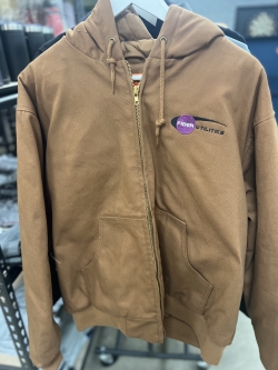 M - CornerStone - Duck Cloth Hooded Work Jacket (Reg $75)