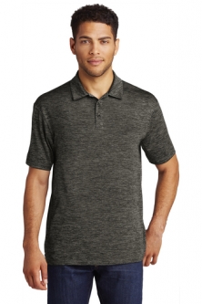 SportTek Electric Heather Polo