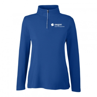 Ladies Fusion ChromaSoft Pique Quarter-Zip