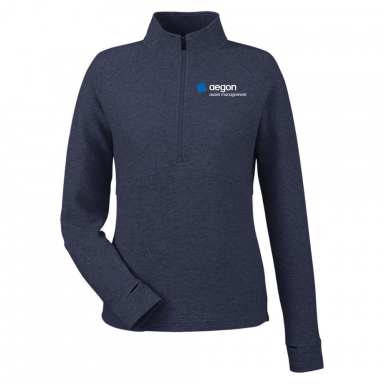 North End Ladies Spirit Textured Quarter-Zip