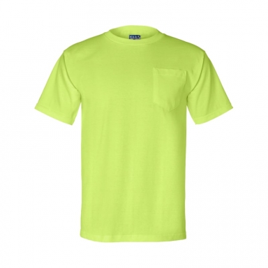 Bayside - 100% Cotton Short Sleeve Pocket T-Shirt