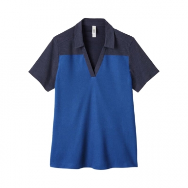 Ladies' Fusion ChromaSoft Colorblock Polo