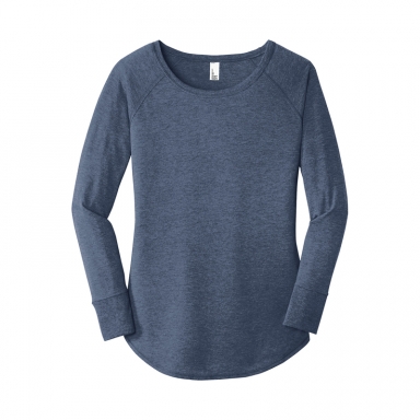 District Women's Perfect Tri Long Sleeve Tunic Tee