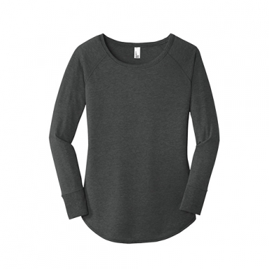 Ladies District Perfect Tri Long Sleeve Tunic Tee