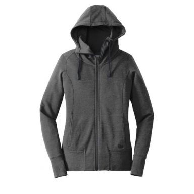 New Era Ladies Tri-Blend Fleece Full-Zip Hoodie