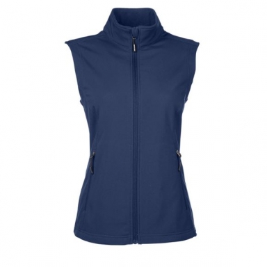 Ladies Two-Layer Fleece Bonded Soft Shell Vest