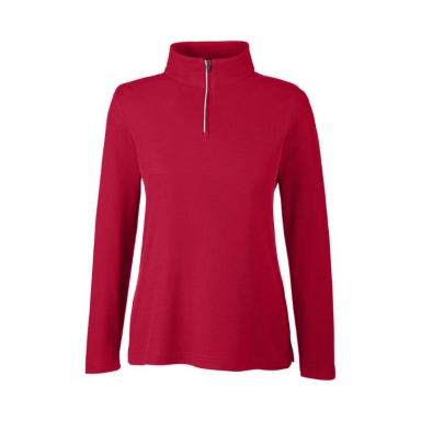 Ladies ChromaSoft Pique Quarter-Zip