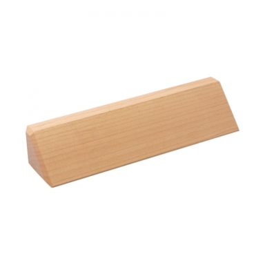 Engraved Red Alder Desk Wedge