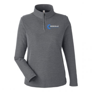 Ladies ChromaSoft Pique Quarter-Zip