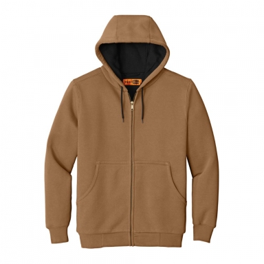 CornerStone Heavyweight Full-Zip Hooded Sweatshirt w/ Thermal Lining