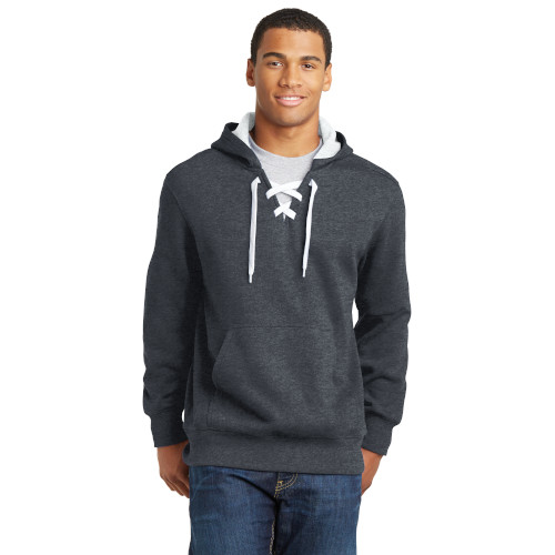 SportTek Lace Up Pullover Hooded Sweatshirt: VanMeter Logo Shop