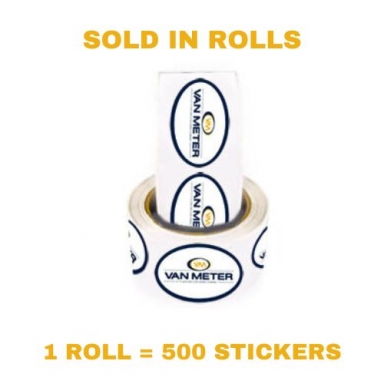 Promotional Roll of 500 Stickers